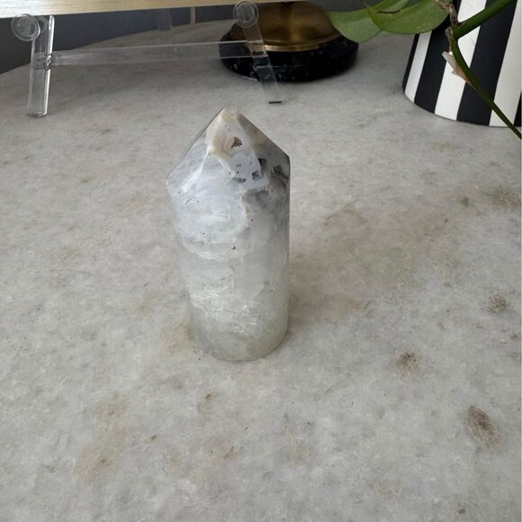 Agate crystal tower point - Picture 4 of 6